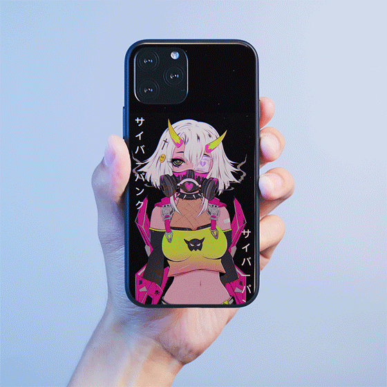 Anime LED Call Flash Phone Case For iPhone 13 12 11 ProMax 7 8 Plus X XR  Music Light Up Glass Mobile Phone Shell Cover | Shopee Philippines