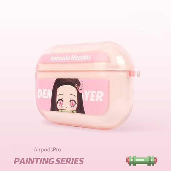 Transparent Nezuko Case For AirPods BazaarDoDo