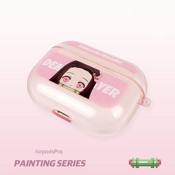 Transparent Nezuko Case For AirPods BazaarDoDo